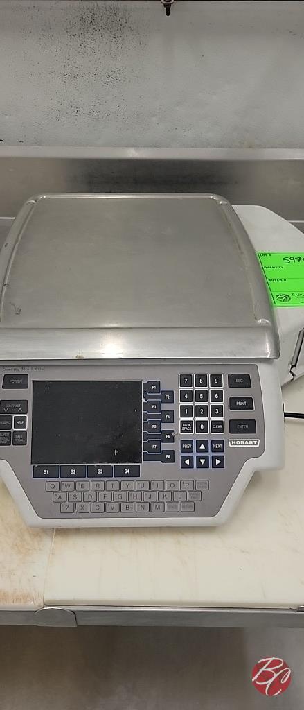 Hobart Quantum Deli Scale W/ Label Printer