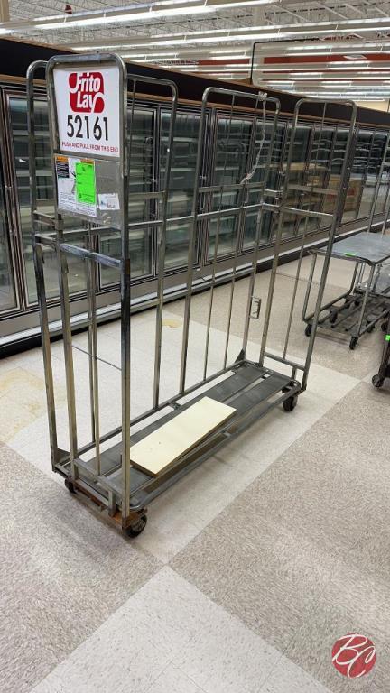 Aluminum Stock Cart W/ Casters