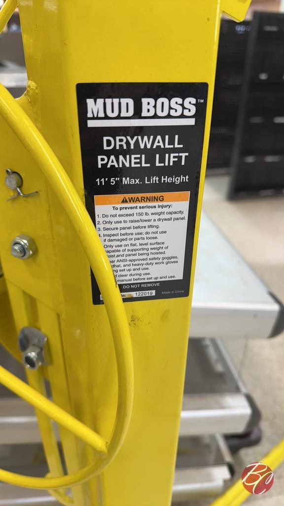 MUD BOSS Drywall Panel Lift Max Lift: 11'5"