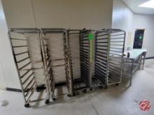 Hobart Aluminum Oven Racks W/ Casters