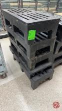 Poly Black Dunnage Racks 48”