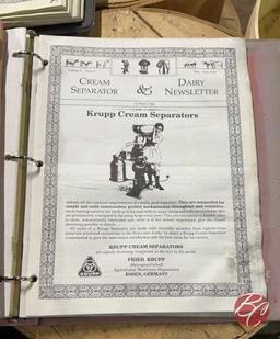 Binders with Cream Separator & Dairy Newsletters