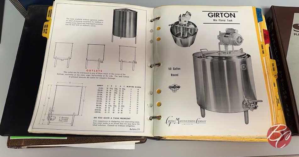Girton Mfg. Full Line Equipment Binder - Date 1971