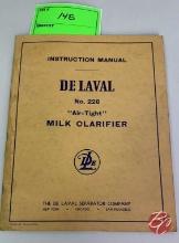DeLaval Model 226, Original Clarifier Manual