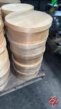 Lot of 5 - Round Cheese Boxes