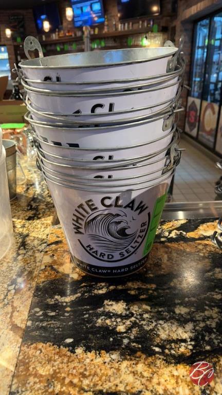 White Claw Hard Seltzer Tin Buckets