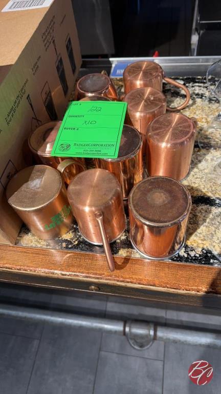 Copper Moscow Mule Cups