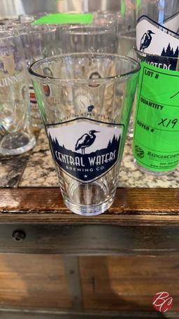 Central Waters Brewing Co. Pint Glasses