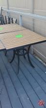 Metal Frame Patio Table