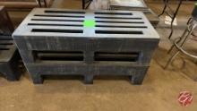 Poly-Might Black Dunnage Racks 47"x22"x12"