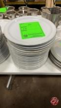 White Round Plates 9-1/2"