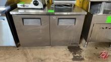 True TUC-48 Stainless Worktop Cooler W/ Casters