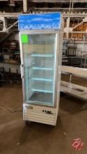 Avantco Single Glass Door Merchandiser Freezer