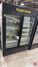 True GDM-49 2-Glass Door Cooler