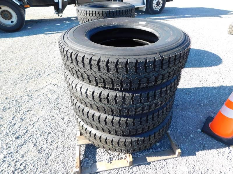 (4) NEW RECAP SUMITOMO 11R24.5 TIRES