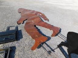 10' METAL BIGFOOT CUTOUT SILHOUETTE