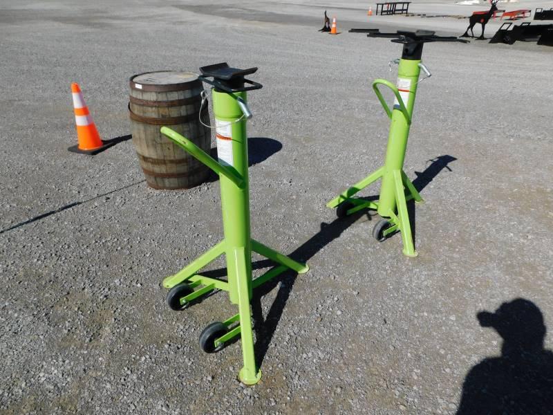 (2) ARI-HETRA LARGE JACK STANDS W/WHEELS