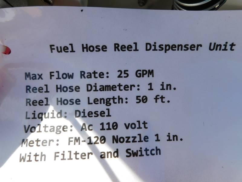 NEW DIESEL PUMP W/HOSE REEL