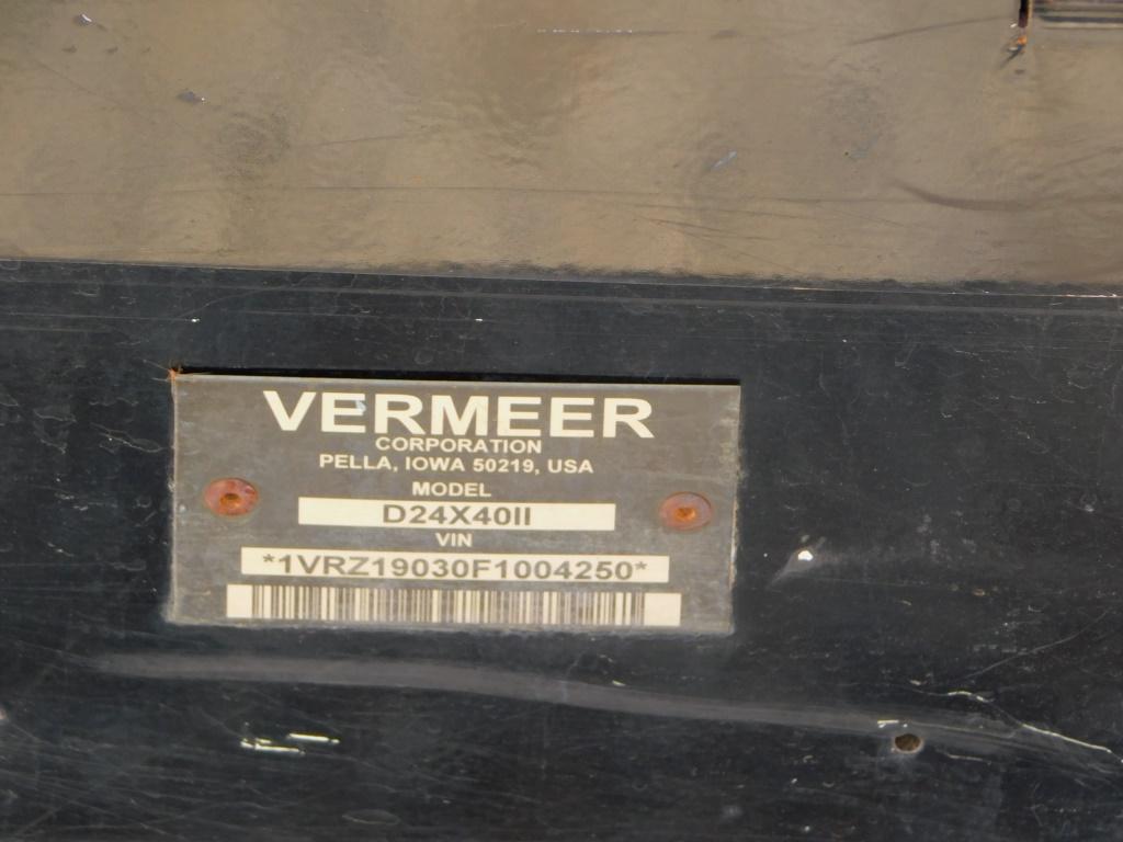 2015 VERMEER D24X40 II DIRECTIONAL BORING MACHINE