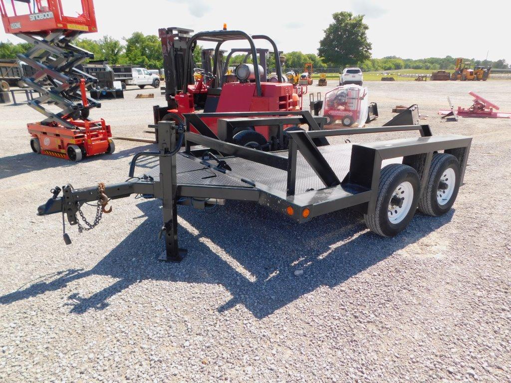 2000 LOW LOADER 6' x 12' T/A ELEVATED TRAILER