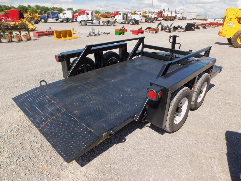 2000 LOW LOADER 6' x 12' T/A ELEVATED TRAILER