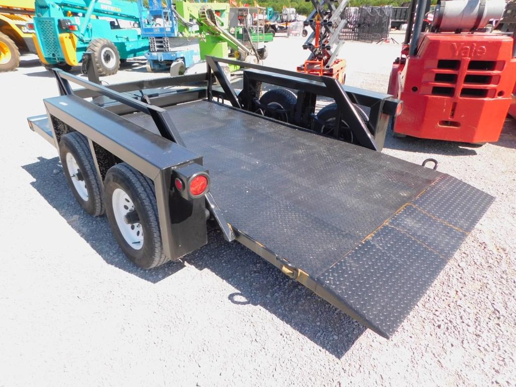 2000 LOW LOADER 6' x 12' T/A ELEVATED TRAILER