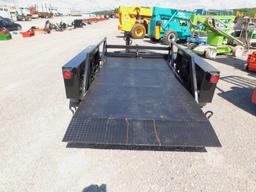 2000 LOW LOADER 6' x 12' T/A ELEVATED TRAILER