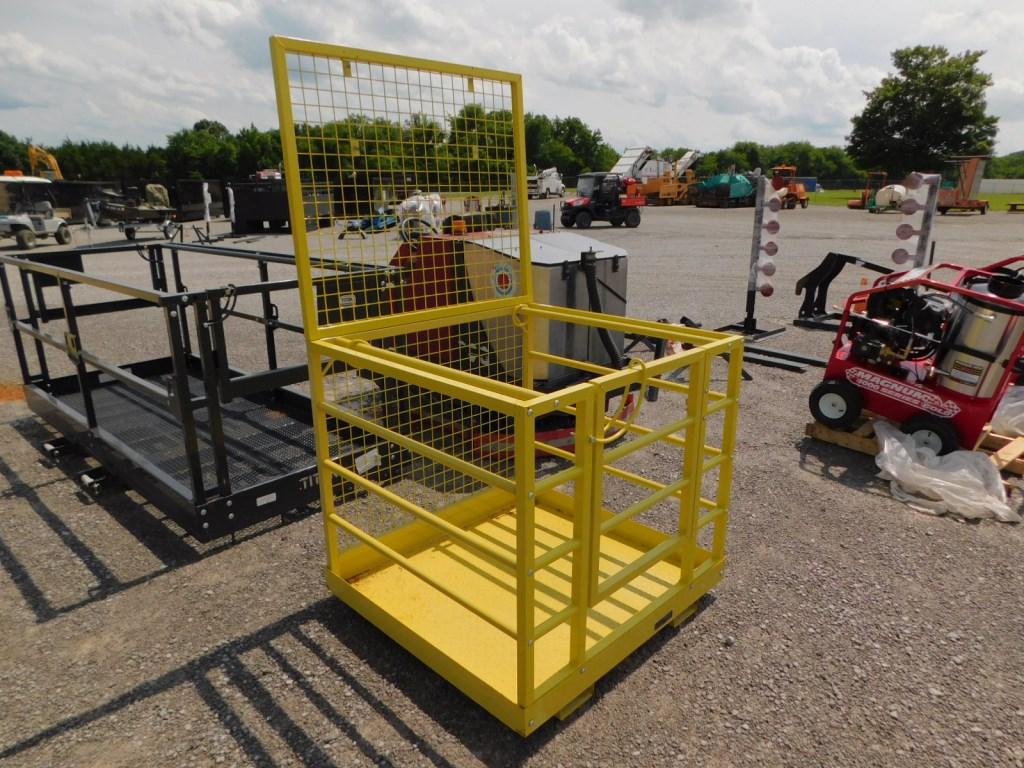 NEW TITAN WP10PC HD FORKLIFT PLATFORM SAFETY CAGE