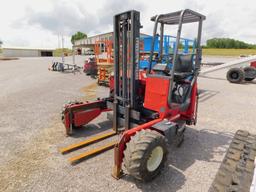 1999 MOFFETT M4000E PIGGY BACK FORKLIFT