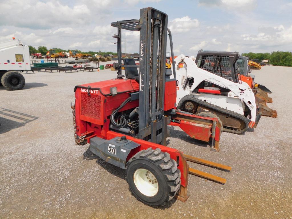 1999 MOFFETT M4000E PIGGY BACK FORKLIFT