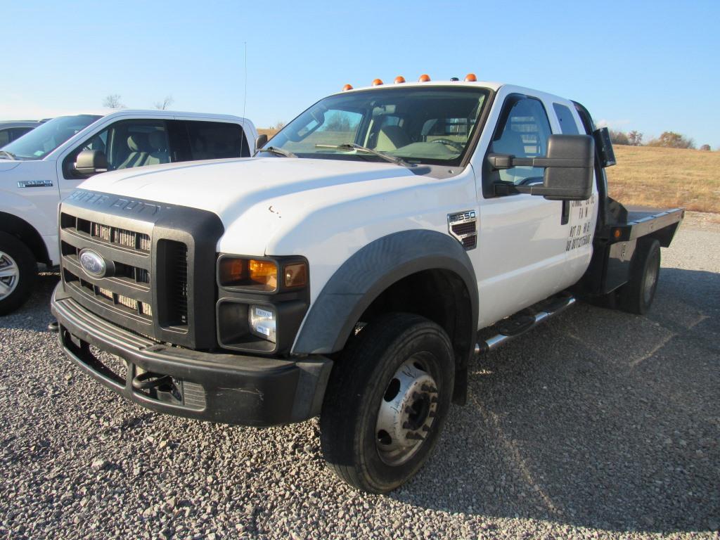 2008 FORD F550XL FLATBED TRUCK