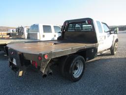 2008 FORD F550XL FLATBED TRUCK