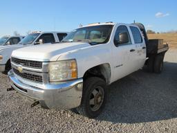 2008 CHEVY 3500HD FLATBED TRUCK