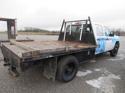 2011 CHEVY SILVERADO 3500HD FLATBED TRUCK