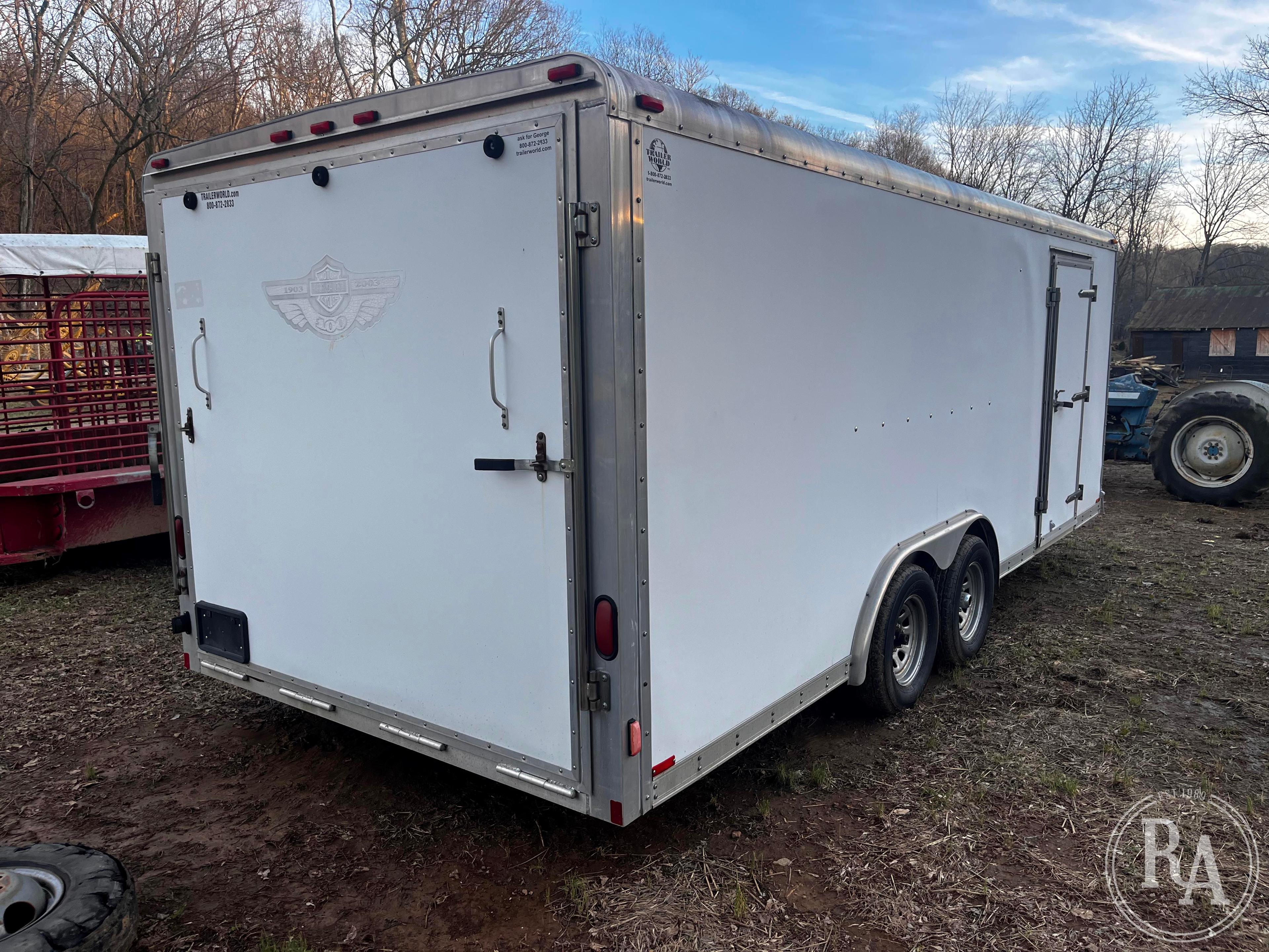 2003 20'x8' ENCLOSED TRAILER