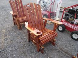 AMISH BUILT GLIDER CHAIR