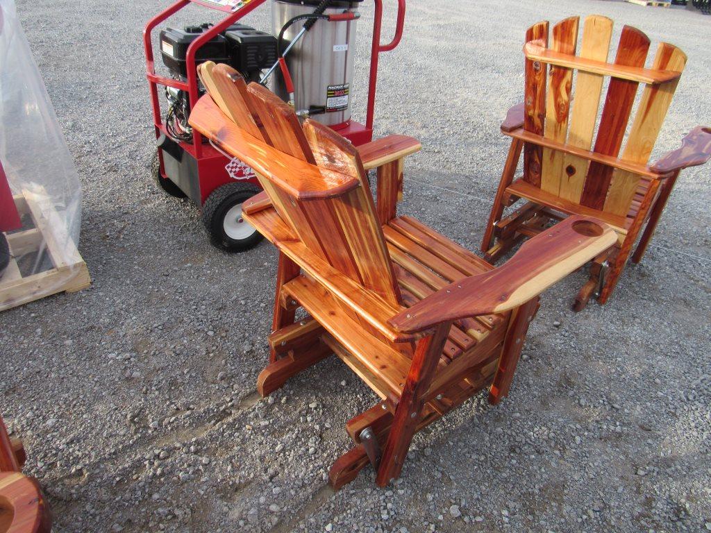 AMISH BUILT GLIDER CHAIR