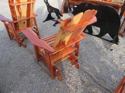 AMISH BUILT GLIDER CHAIR