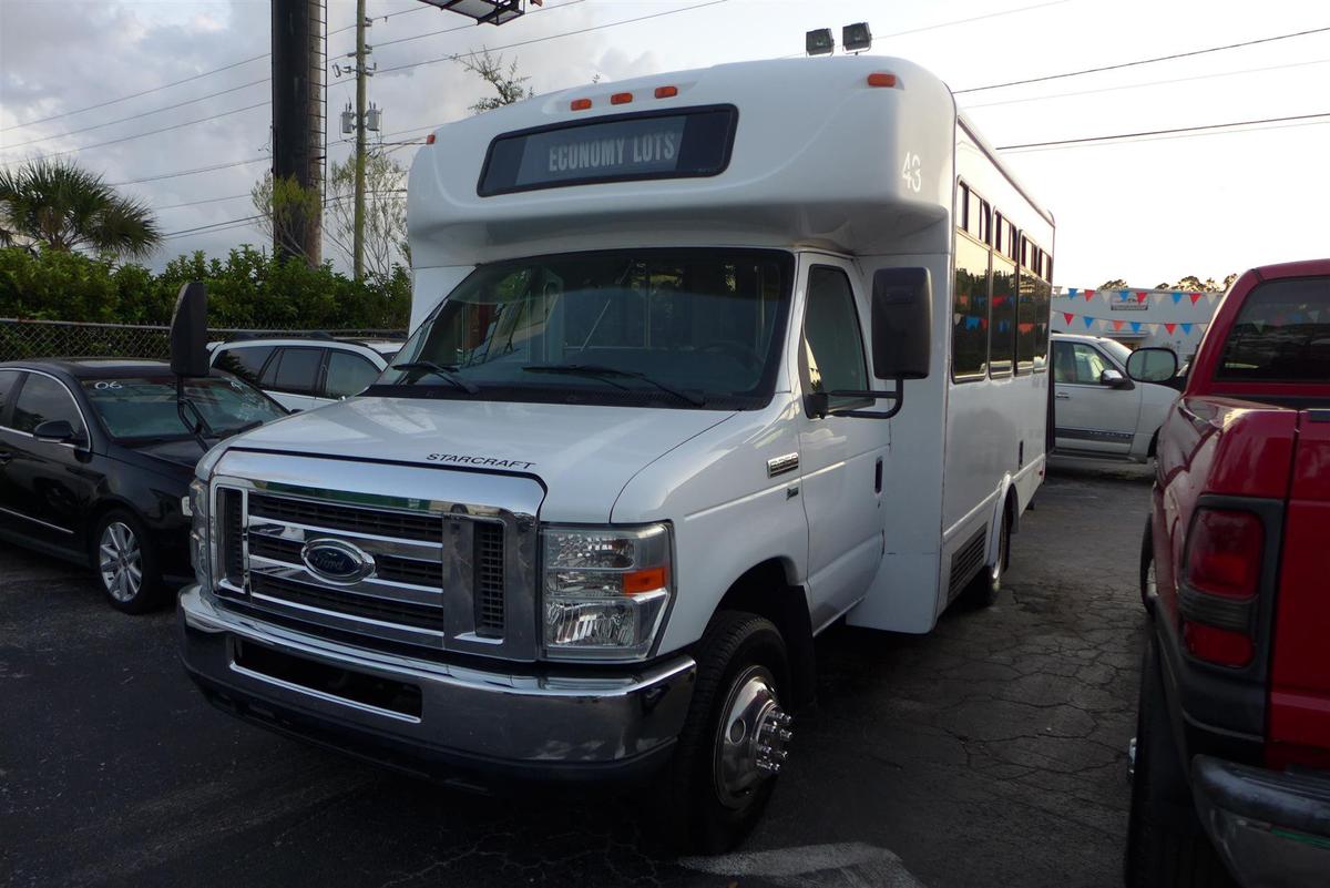 12 Ford Commercial Vans E350 Shuttle Bus