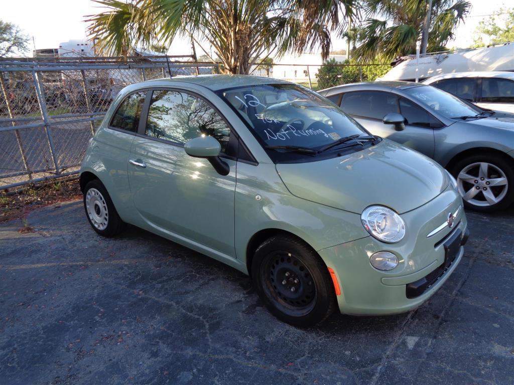 12 Fiat 500 Pop 2D NOT RUNNING