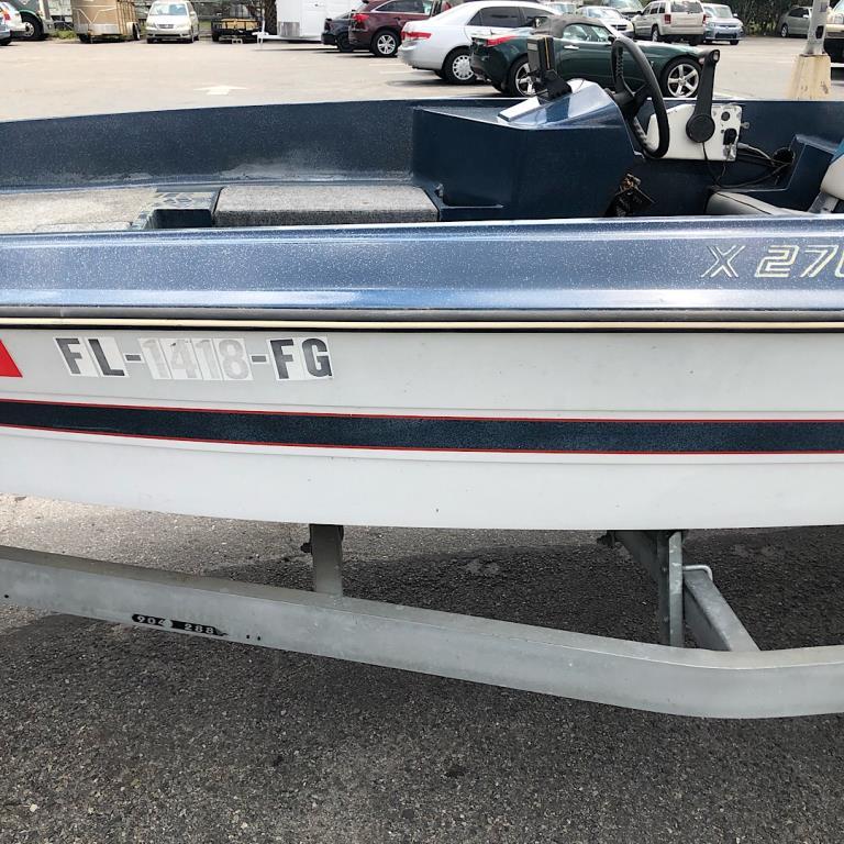 1998 HYDRA SPORTS X 270 BASS BOAT OUTBOARD