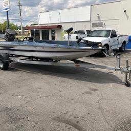 1998 HYDRA SPORTS X 270 BASS BOAT OUTBOARD