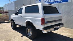 1993 FORD BRONCO 4WD V8 2D SUV 5.0L SUPERCHARGED