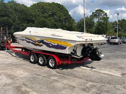 2001 POWERQUEST 280 SPEEDBOAT