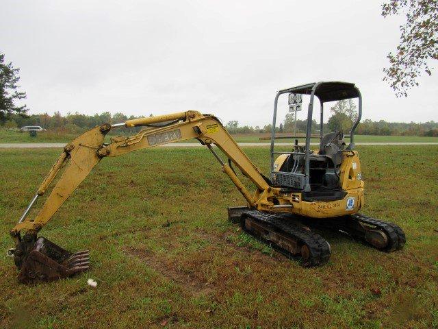 John Deere 35C ZTS Mini-Excavator, S/N: FFO35CX231449, 5,489 Hours Showing,