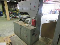 GROB Brothers N536 36" Bandsaw, S/N: 8861, Grob DW-B 240V/3h/30A Welder.