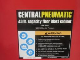 Central Pneumatic 40# Cap. Floor Blast Cabinet