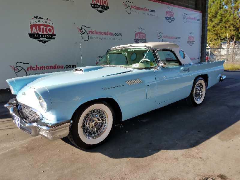 1957 Ford Thunderbird, VIN: XXXXXXXD7FH174667, 38,865 Miles Showing.