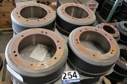 (4) Semi-Truck Brake Drums