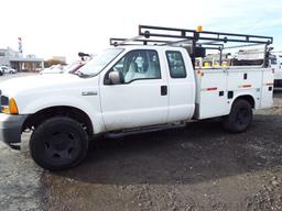 2005 Ford F350 XL Super Duty 4x4 Service Truck